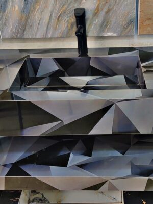 Handcrafted Solid Marble Vanity